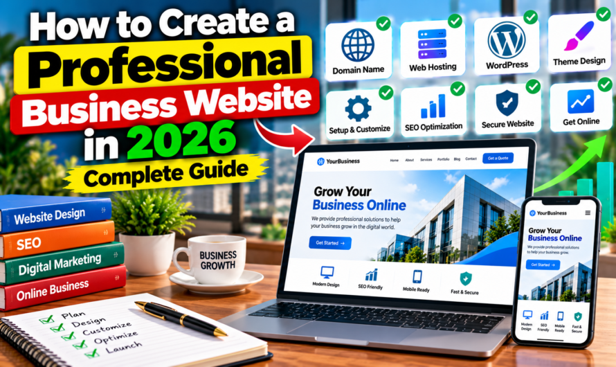 How to Create a Professional Business Website in 2026 – Complete Guide